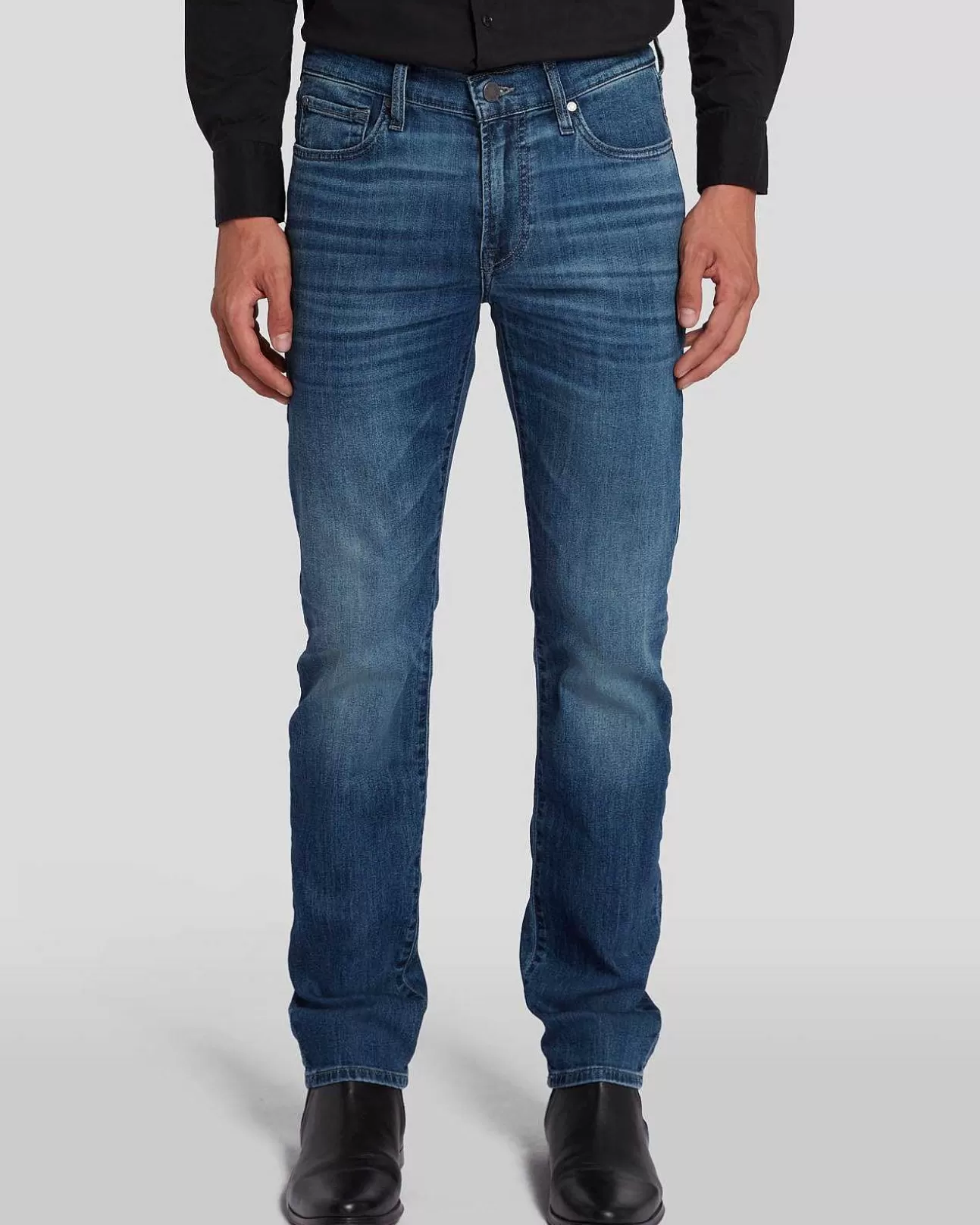 7 For All Mankind Airweft Denim Slimmy In Blitz Store