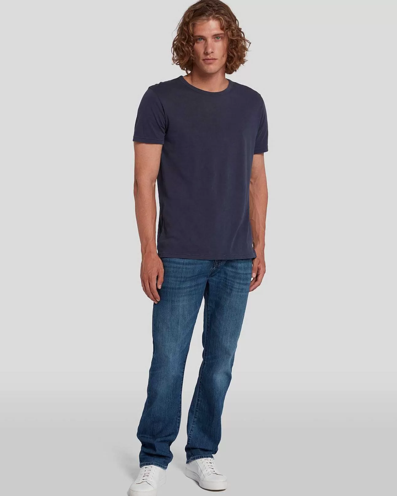 7 For All Mankind Airweft Denim The Straight In Blitz Clearance