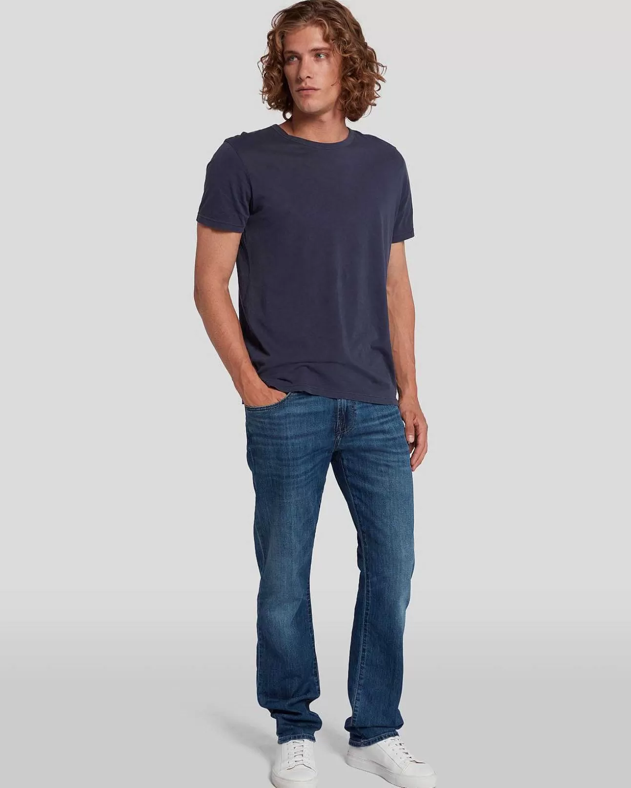 7 For All Mankind Airweft Denim The Straight In Blitz Clearance