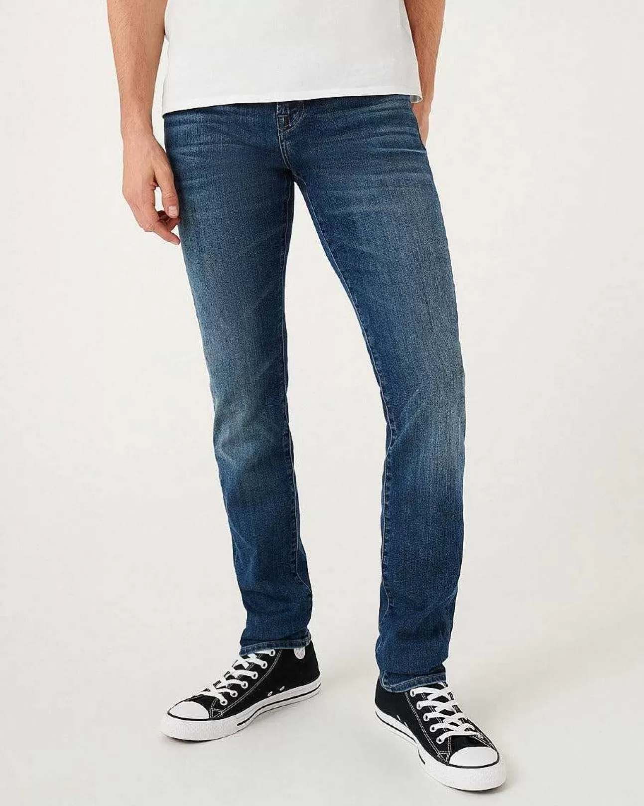 7 For All Mankind Airweft Paxtyn Skinny In Blitz New