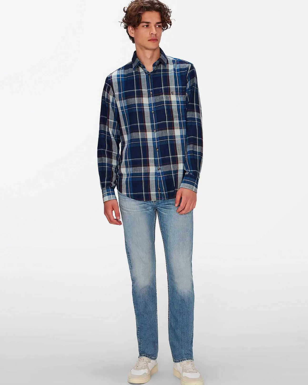 7 For All Mankind Airweft Slimmy In Portofino Store