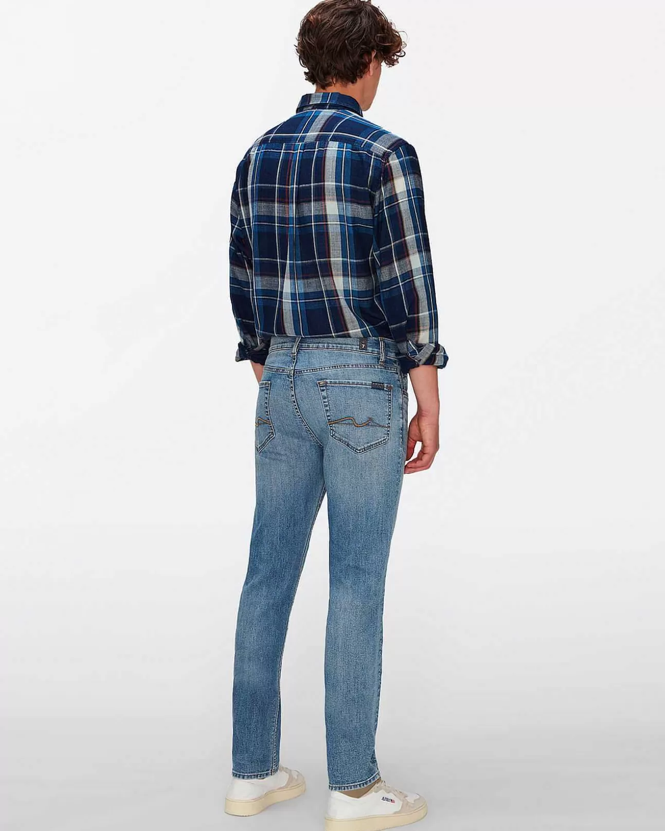 7 For All Mankind Airweft Slimmy In Portofino Store