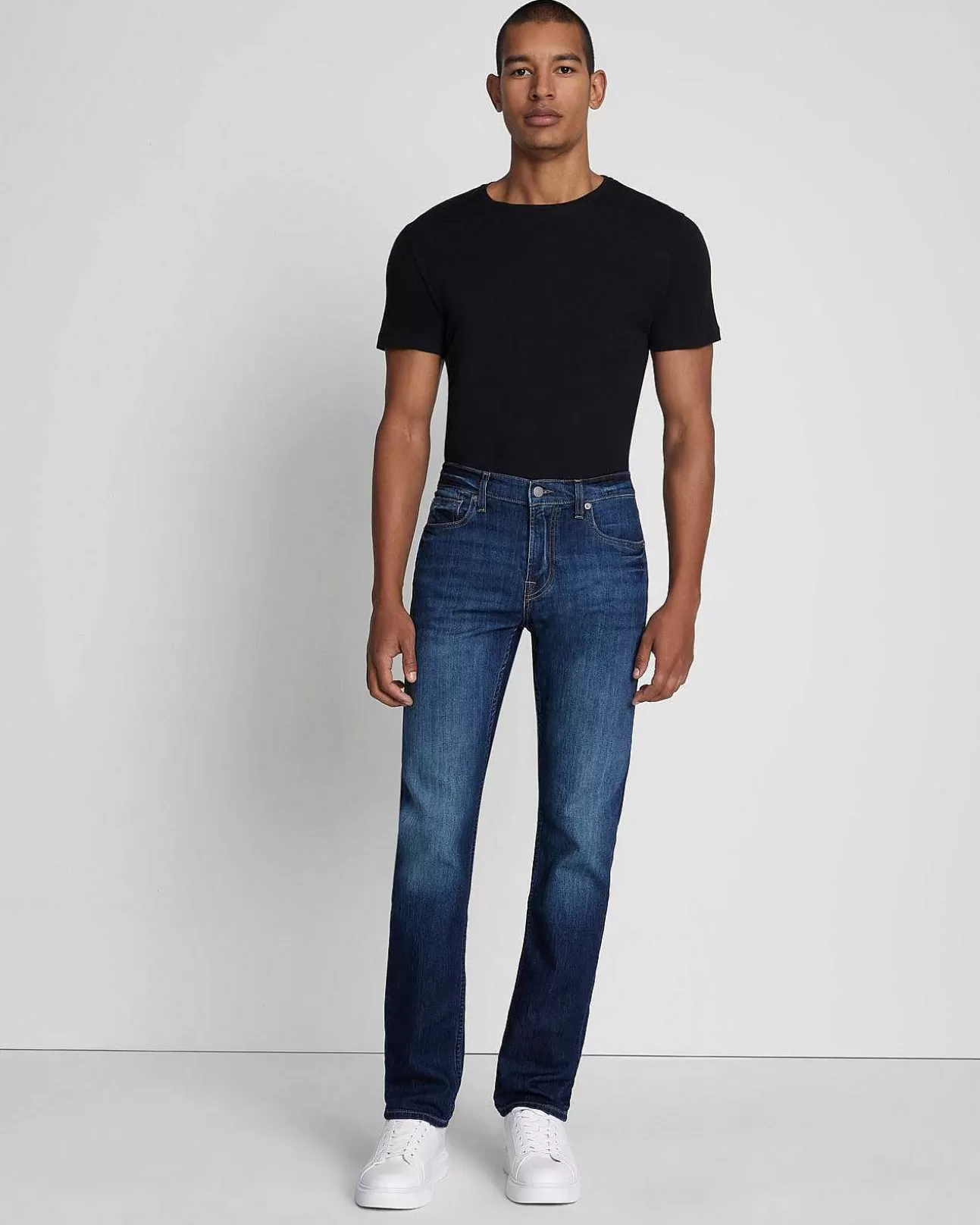 7 For All Mankind Airweft Slimmy Squiggle In Eisenholz Outlet