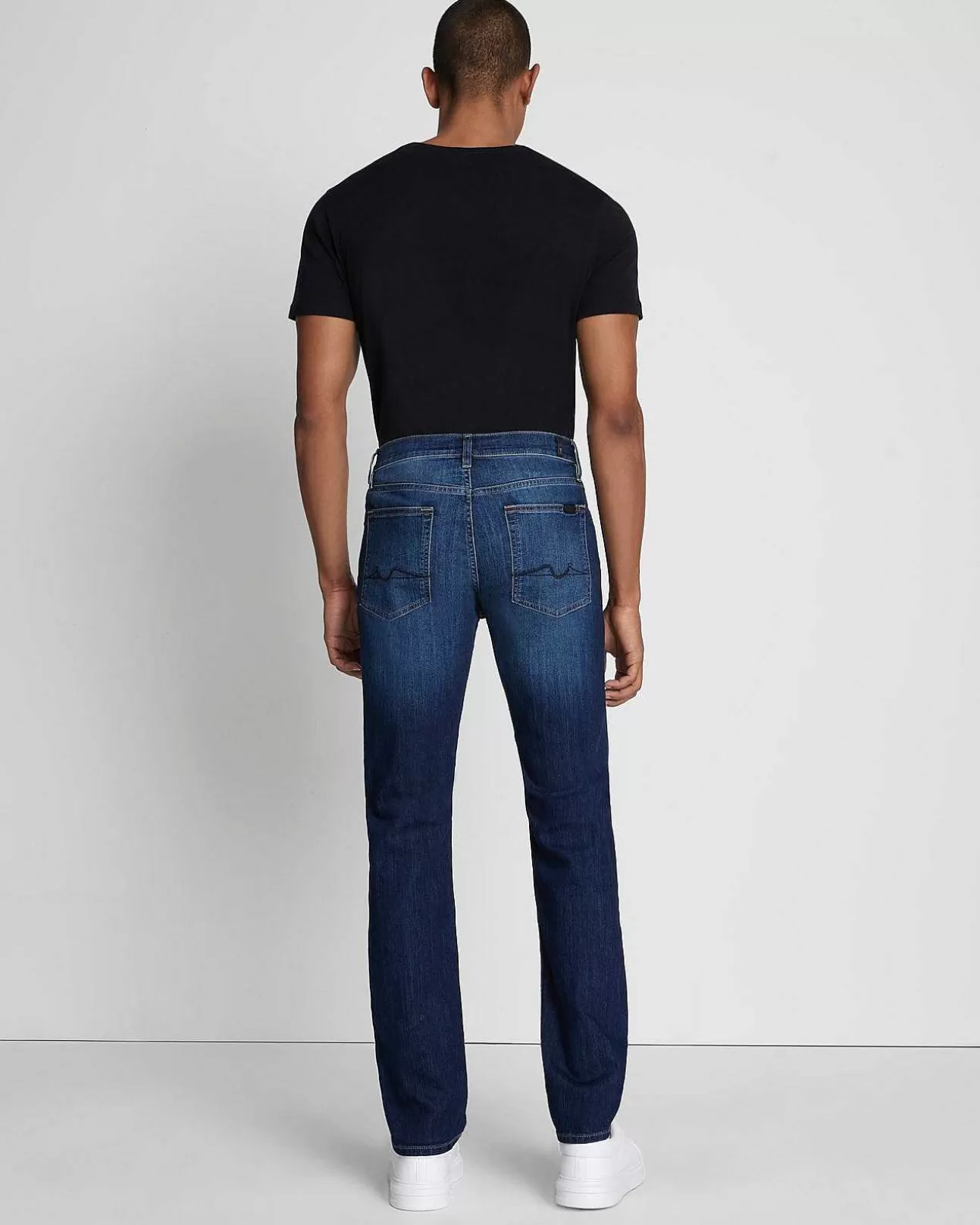 7 For All Mankind Airweft Slimmy Squiggle In Eisenholz Outlet