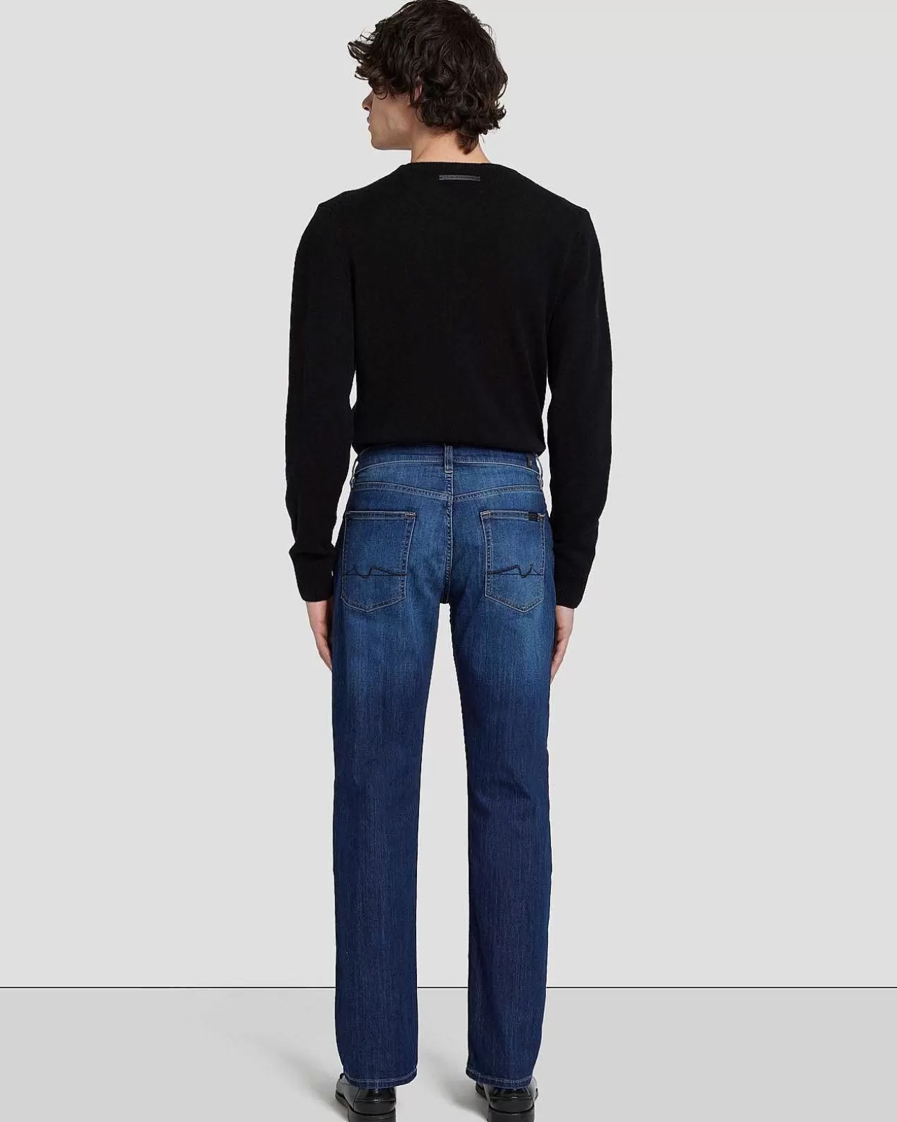 7 For All Mankind Airweft Straight Squiggle In Eisenholz Shop