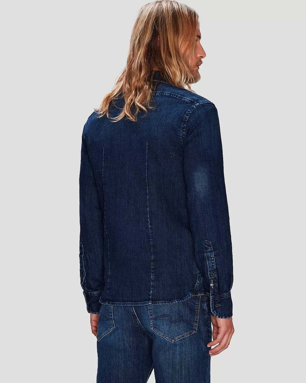 7 For All Mankind Airweft-Hemd Mit Knopfen Malibu Cheap