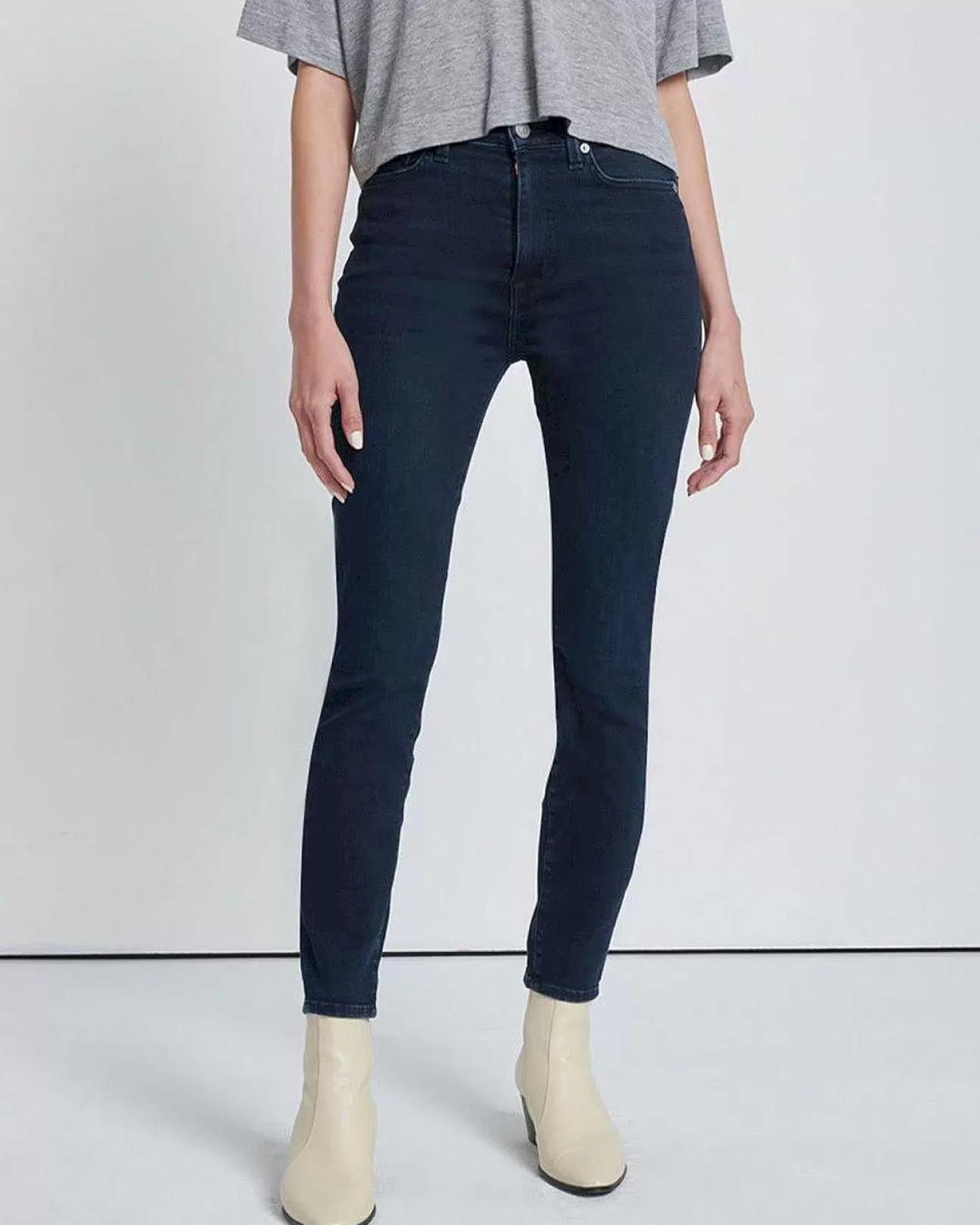 7 For All Mankind Ankle Skinny In Mit Hoher Taille Seren Best