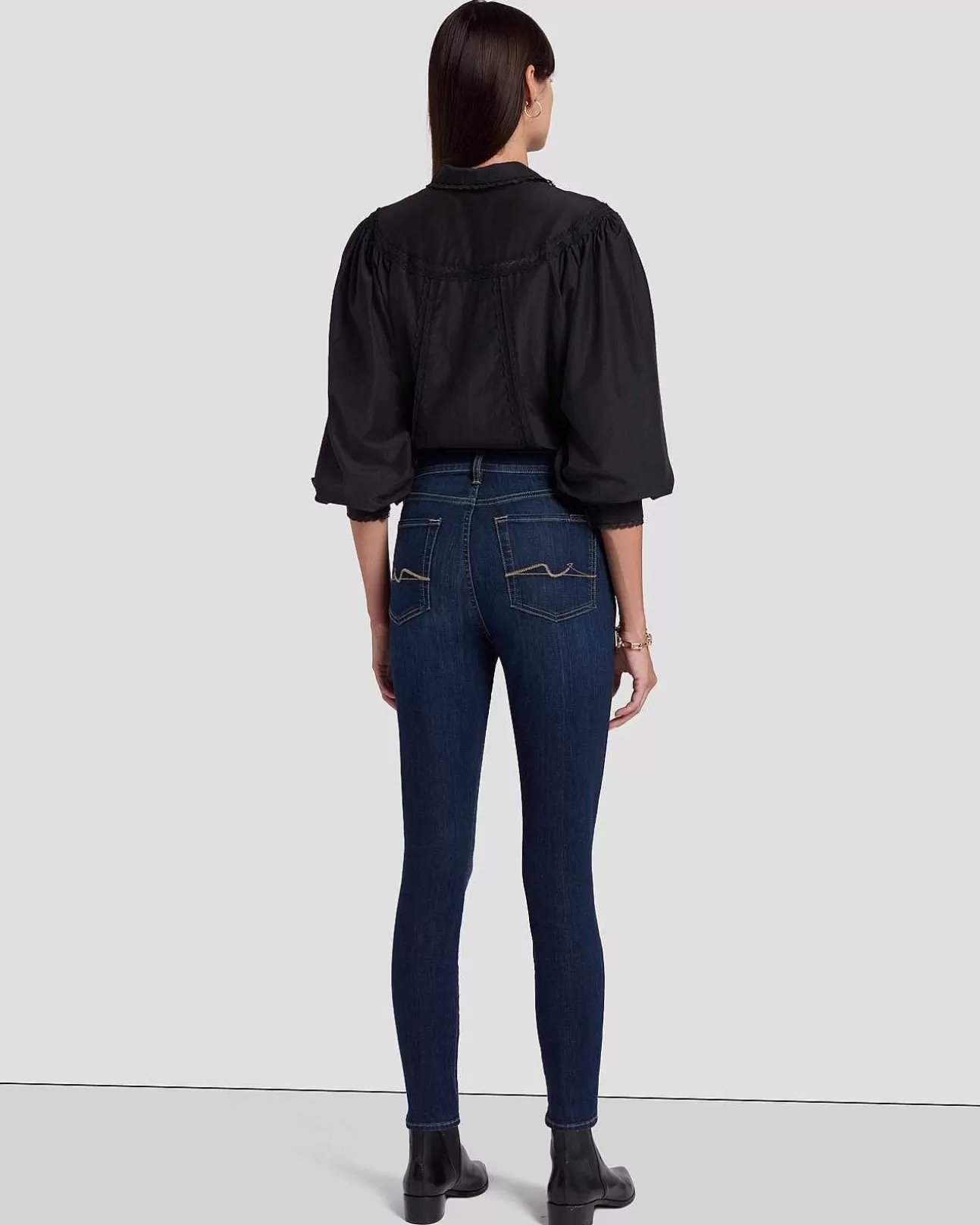 7 For All Mankind Ankle Skinny In Mit Hoher Taille Dian Store