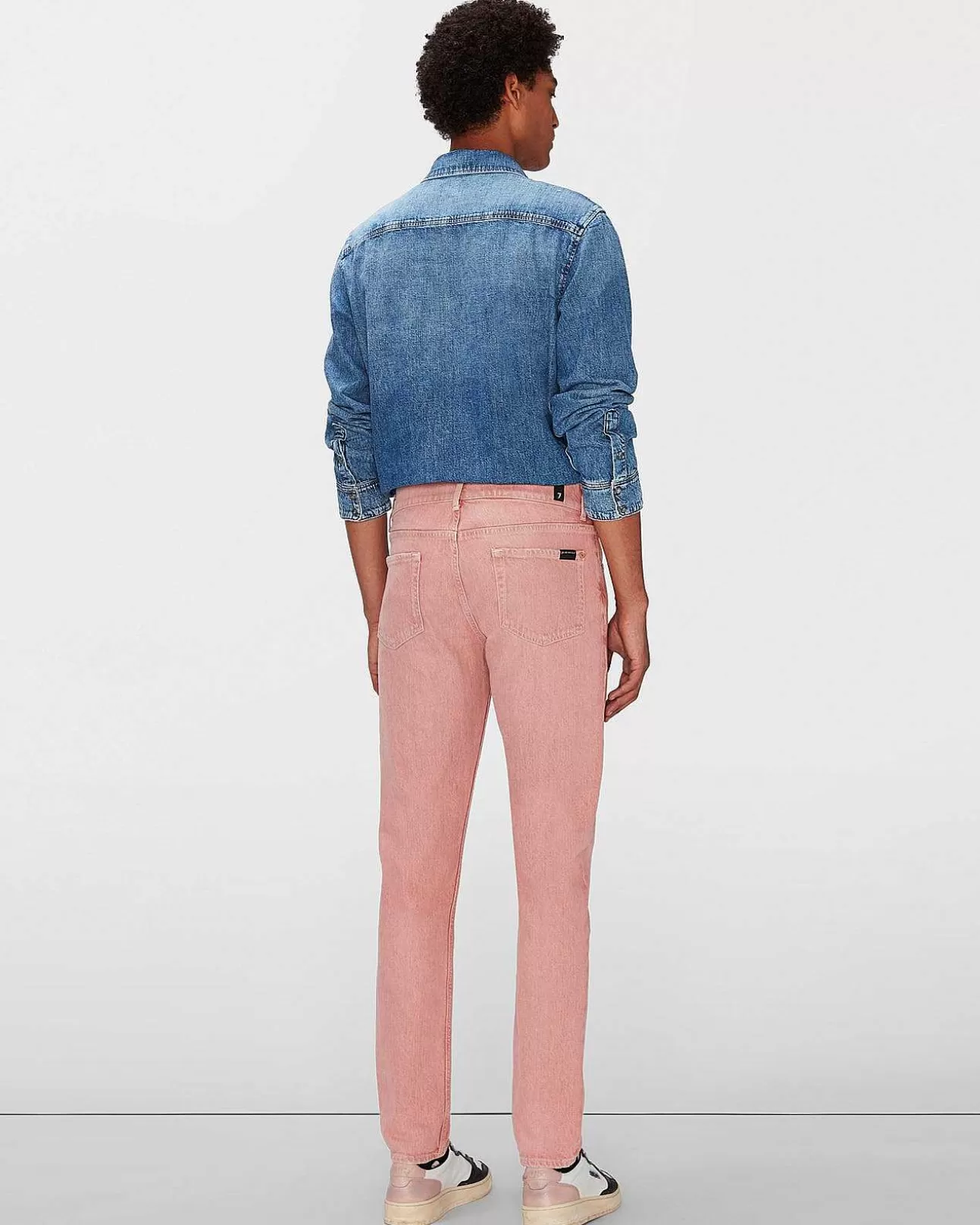 7 For All Mankind Aus Der Natur Geboren Slimmy Tapered In Verbrannter Ziegelstein Clearance