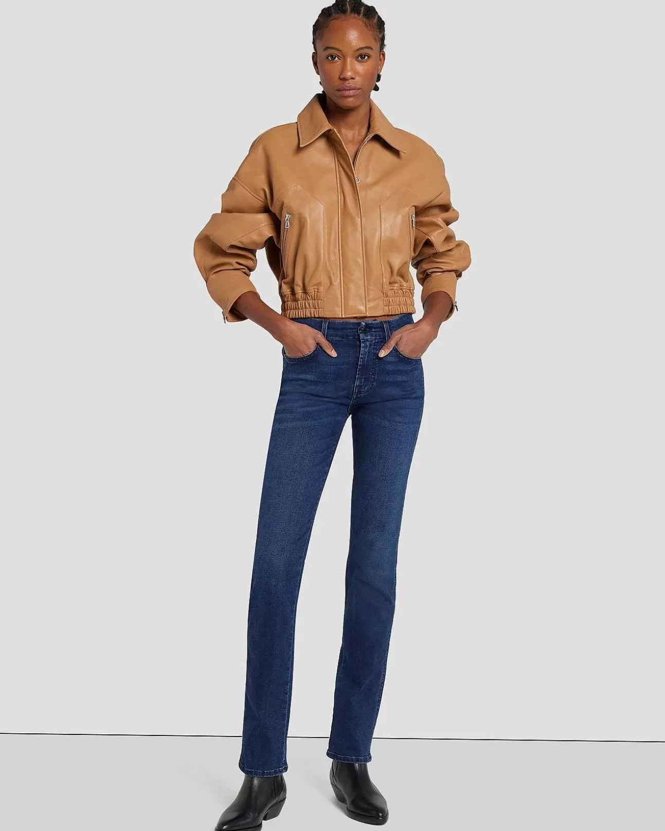 7 For All Mankind B(Air) Kimmie Straight In Parkstrase Flash Sale