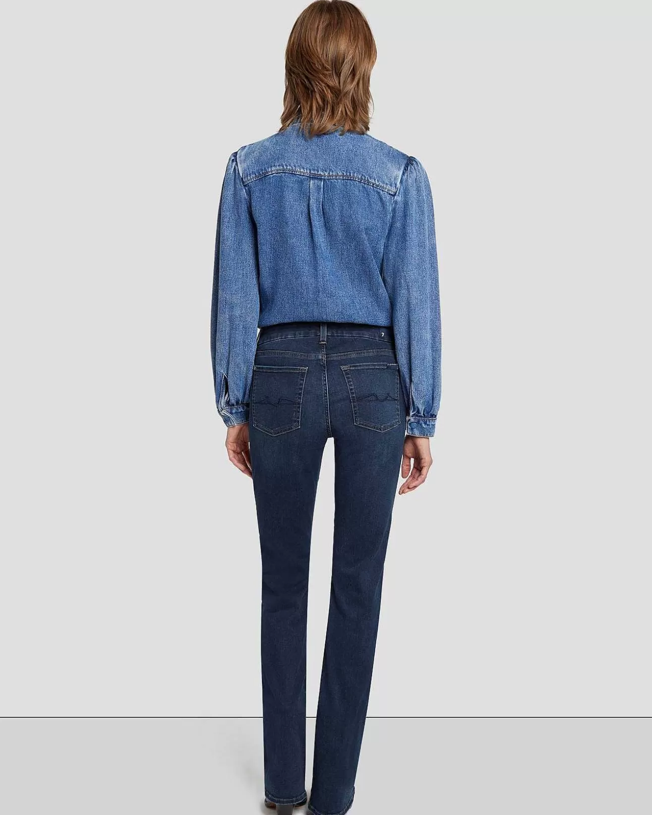 7 For All Mankind B(Air) Kimmie Straight In Rinsed Indigo Store