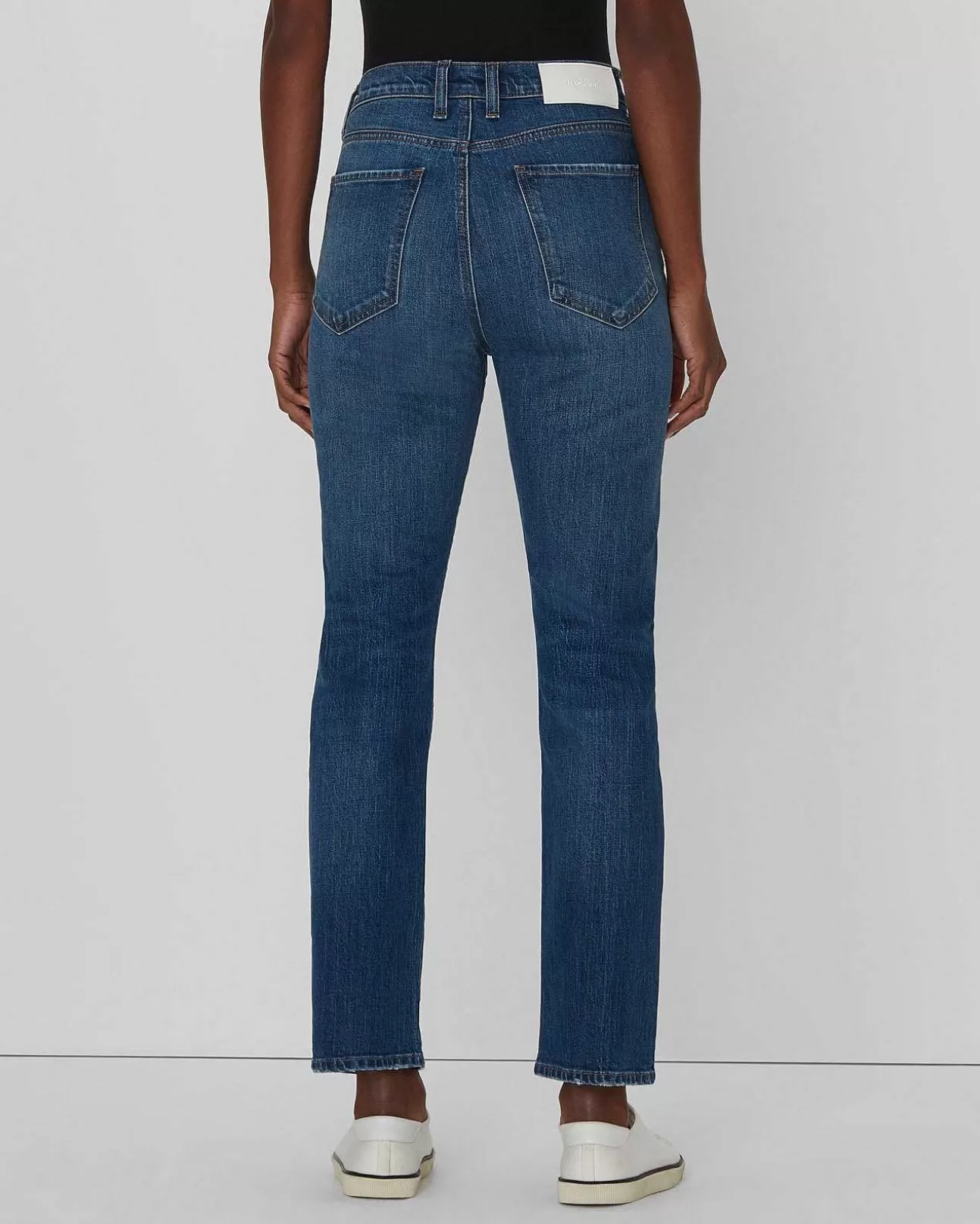 7 For All Mankind Beauty Denim Easy Slim Cropped In Pinyon Online