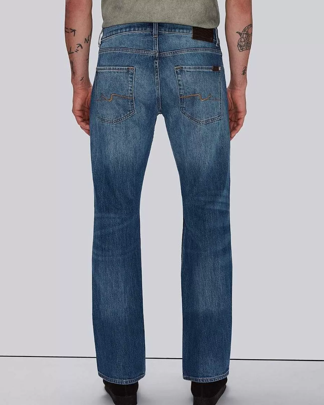 7 For All Mankind Brett Bootcut In Lagune Outlet