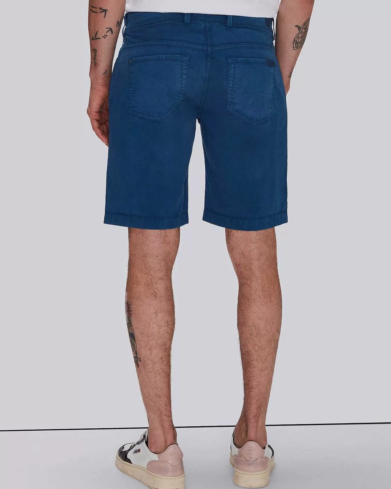 7 For All Mankind Chino-Shorts Aus Airweft-Twill Meeresboden Hot