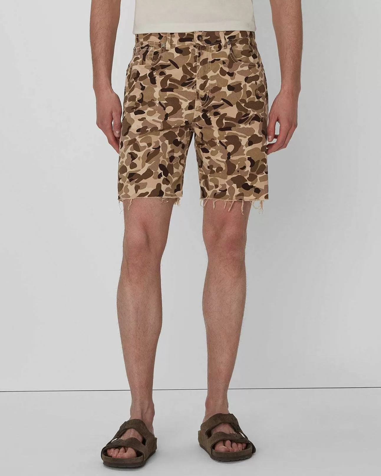 7 For All Mankind Cutoff-Shorts Camo Best Sale