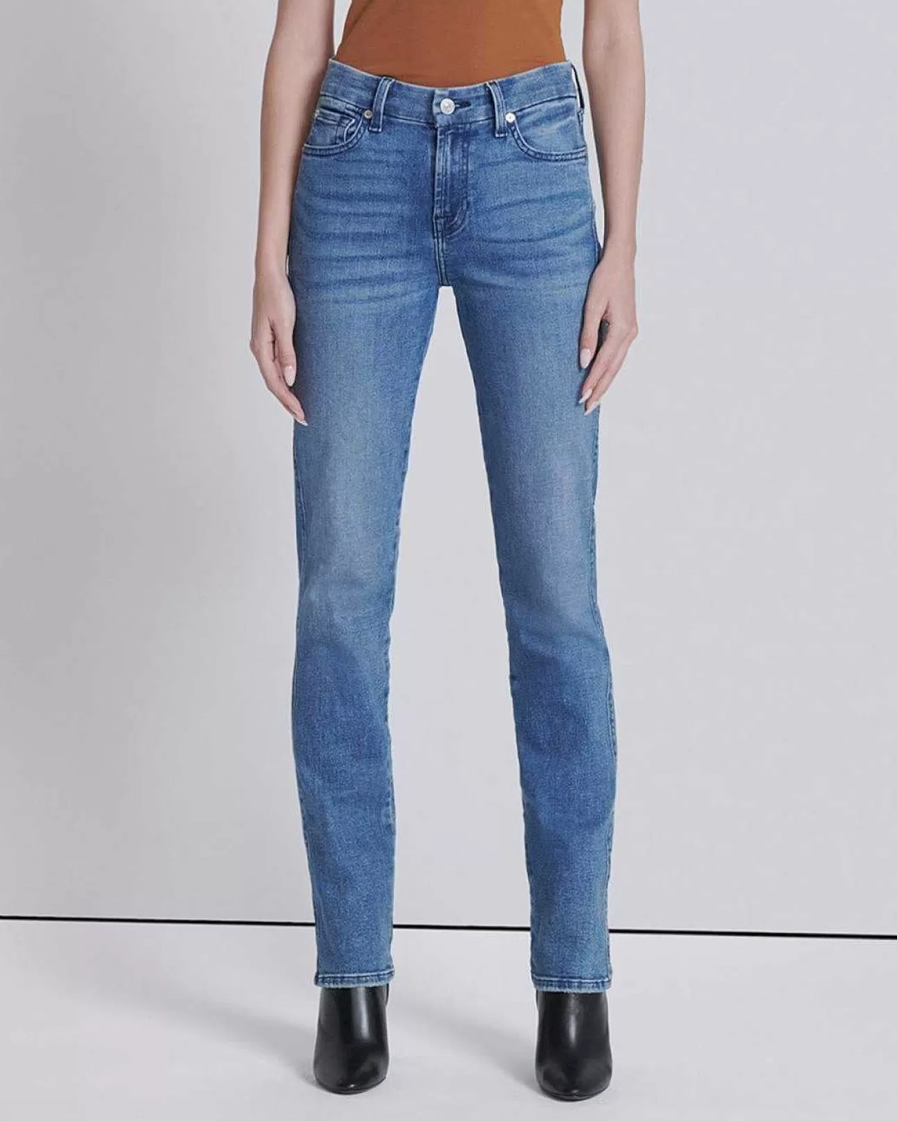 7 For All Mankind Kimmie Direkt Rein Dulce Discount