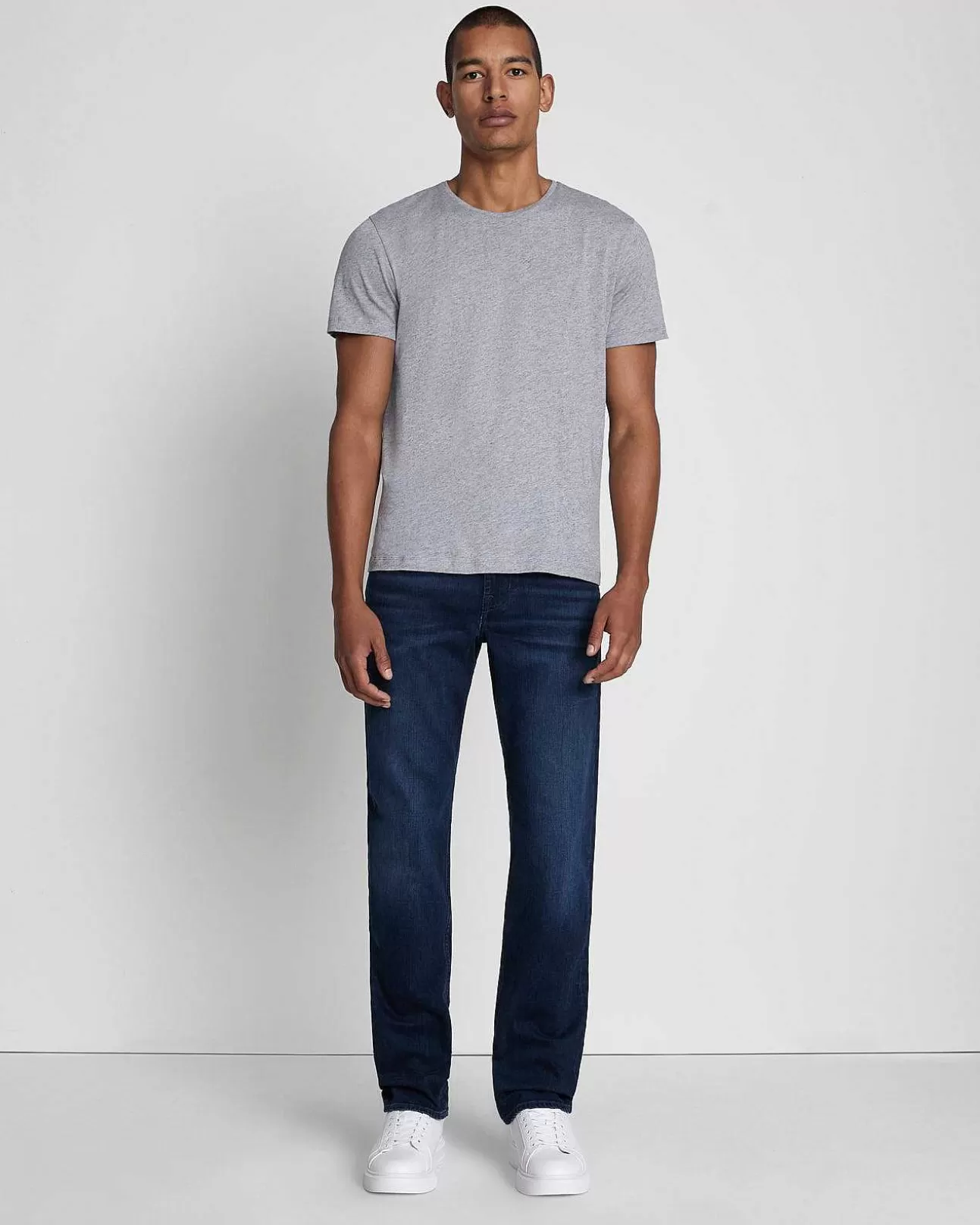 7 For All Mankind Luxe Performance Plus Paxtyn In Tiefes Blau Best Sale