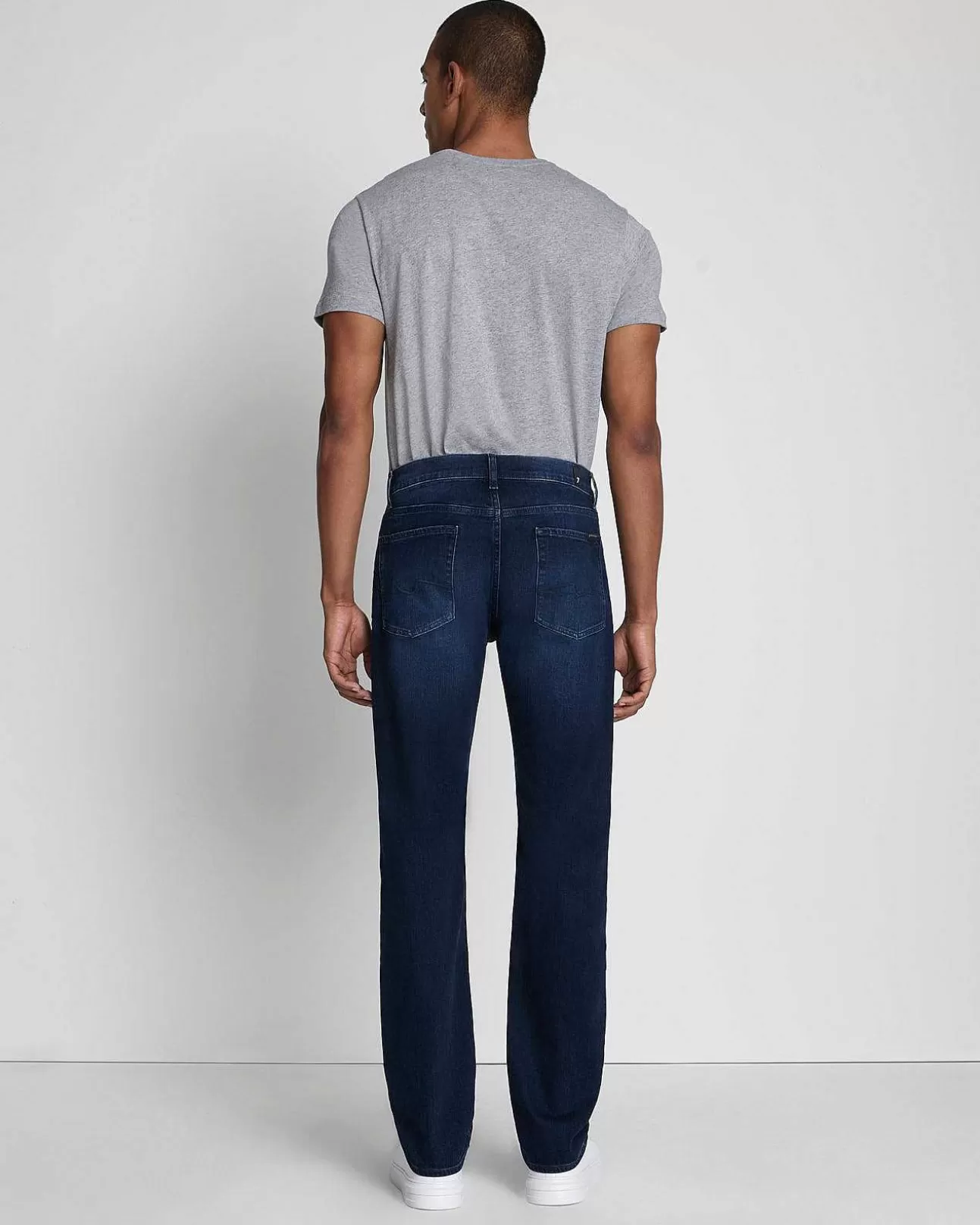 7 For All Mankind Luxe Performance Plus Paxtyn In Tiefes Blau Best Sale