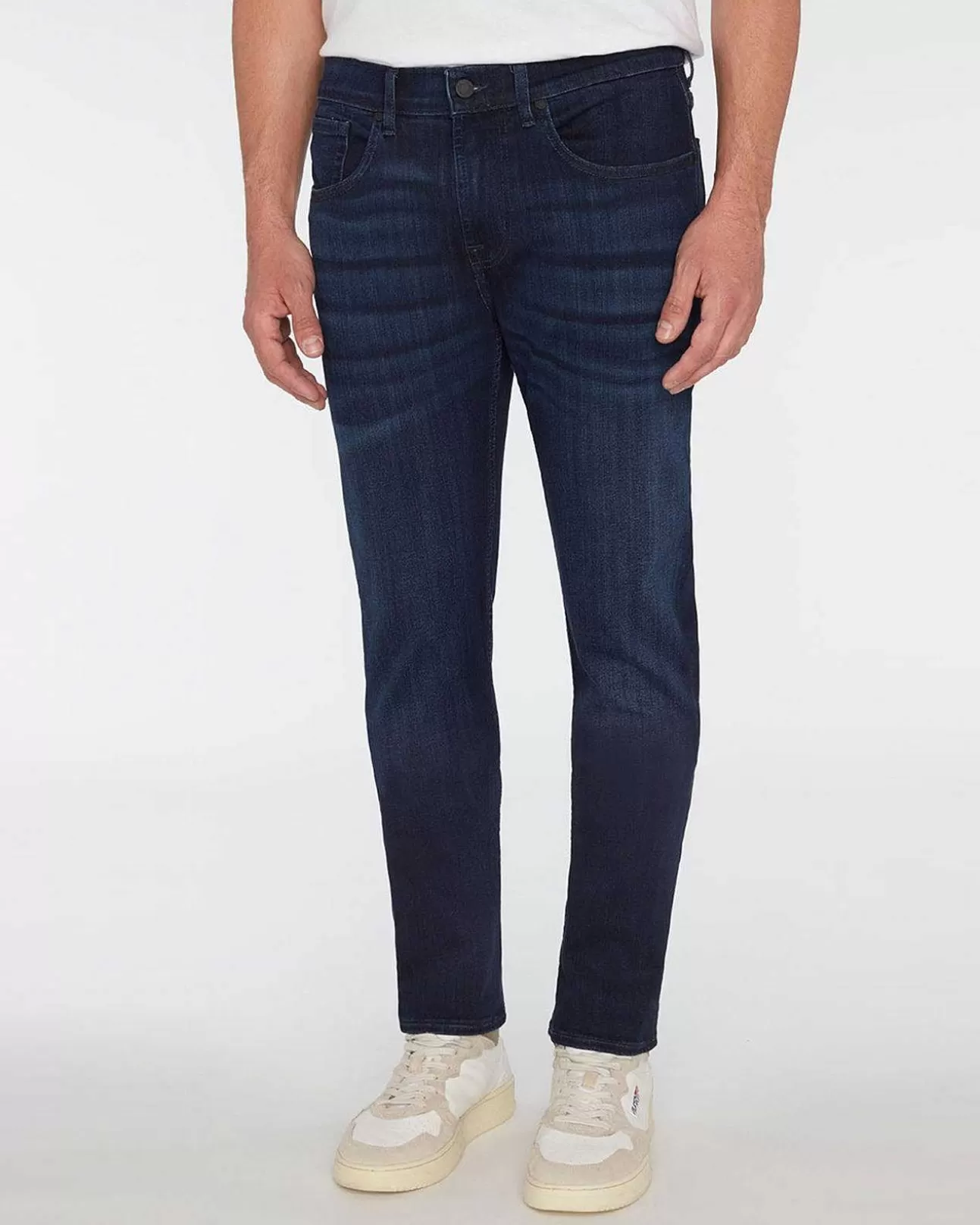 7 For All Mankind Luxe Performance Plus Slimmy Tapered In Tiefes Blau Clearance