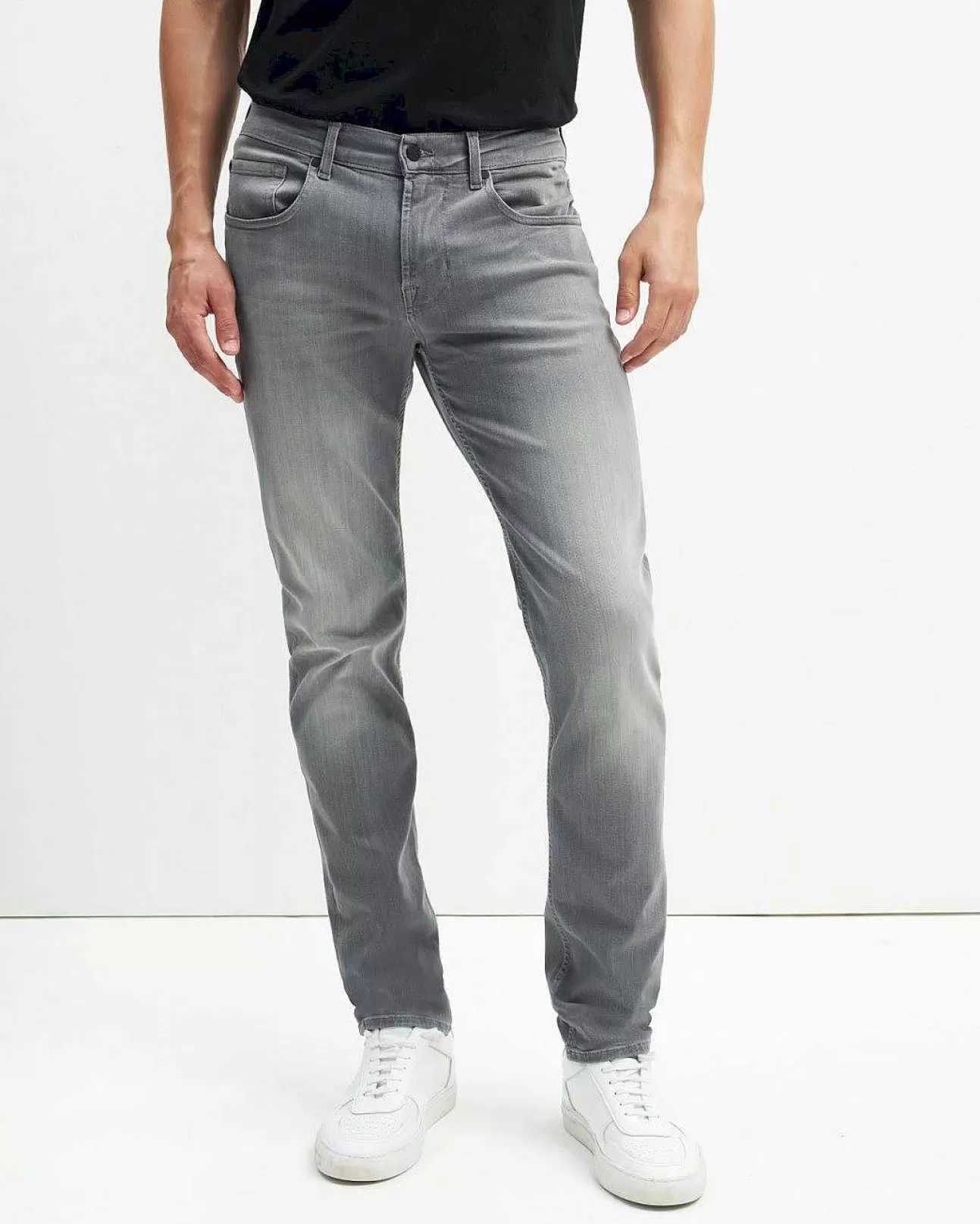 7 For All Mankind Luxe Performance Plus Slimmy Tapered In Grau Fashion