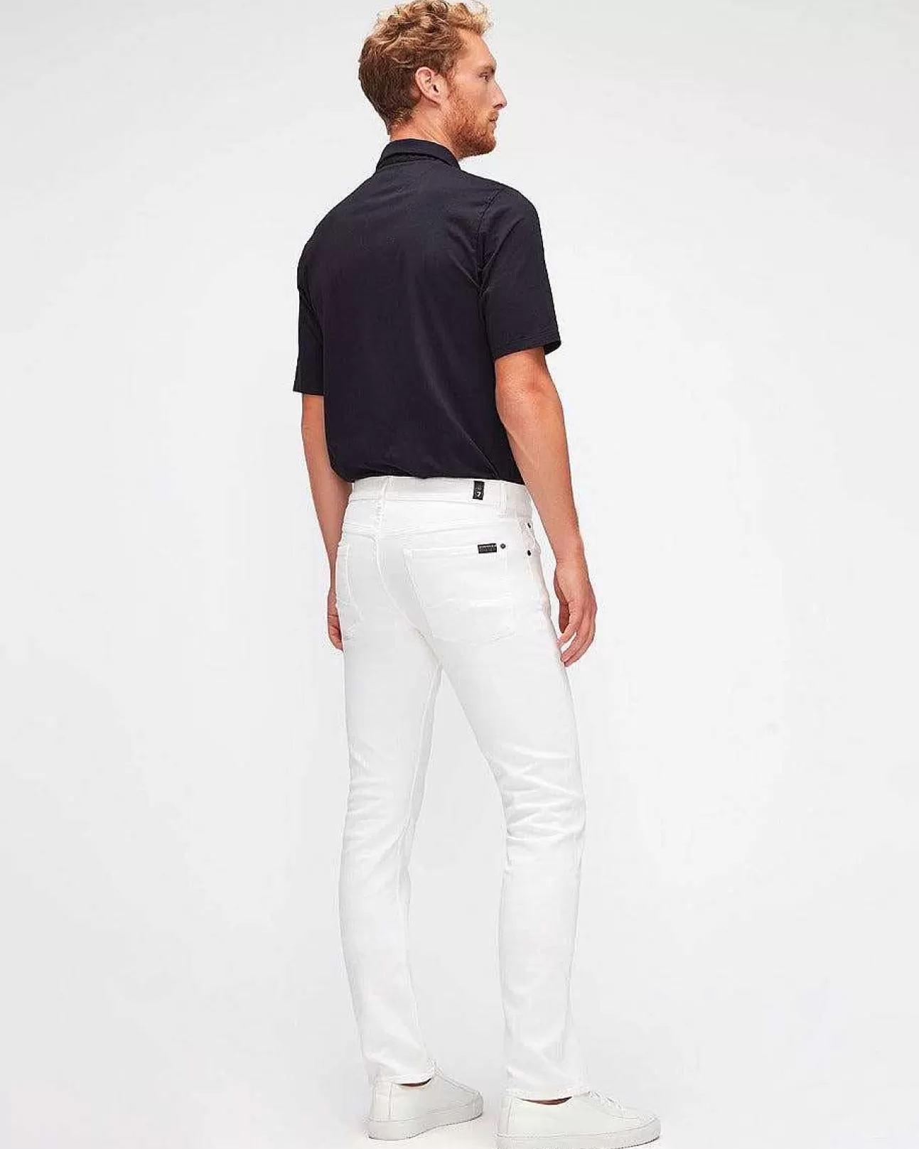 7 For All Mankind Luxe Performance Slimmy Clean Pocket In Weis Outlet