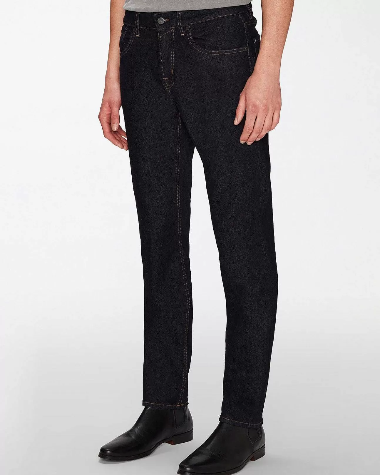 7 For All Mankind Luxuriose Leistung Direkt Rein Blau Ausspulen Best Sale