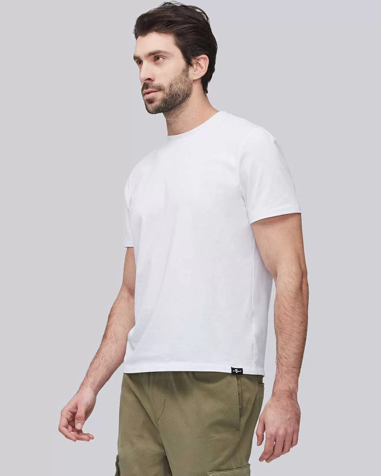 7 For All Mankind Luxurioses Performance-T-Shirt Weis Online