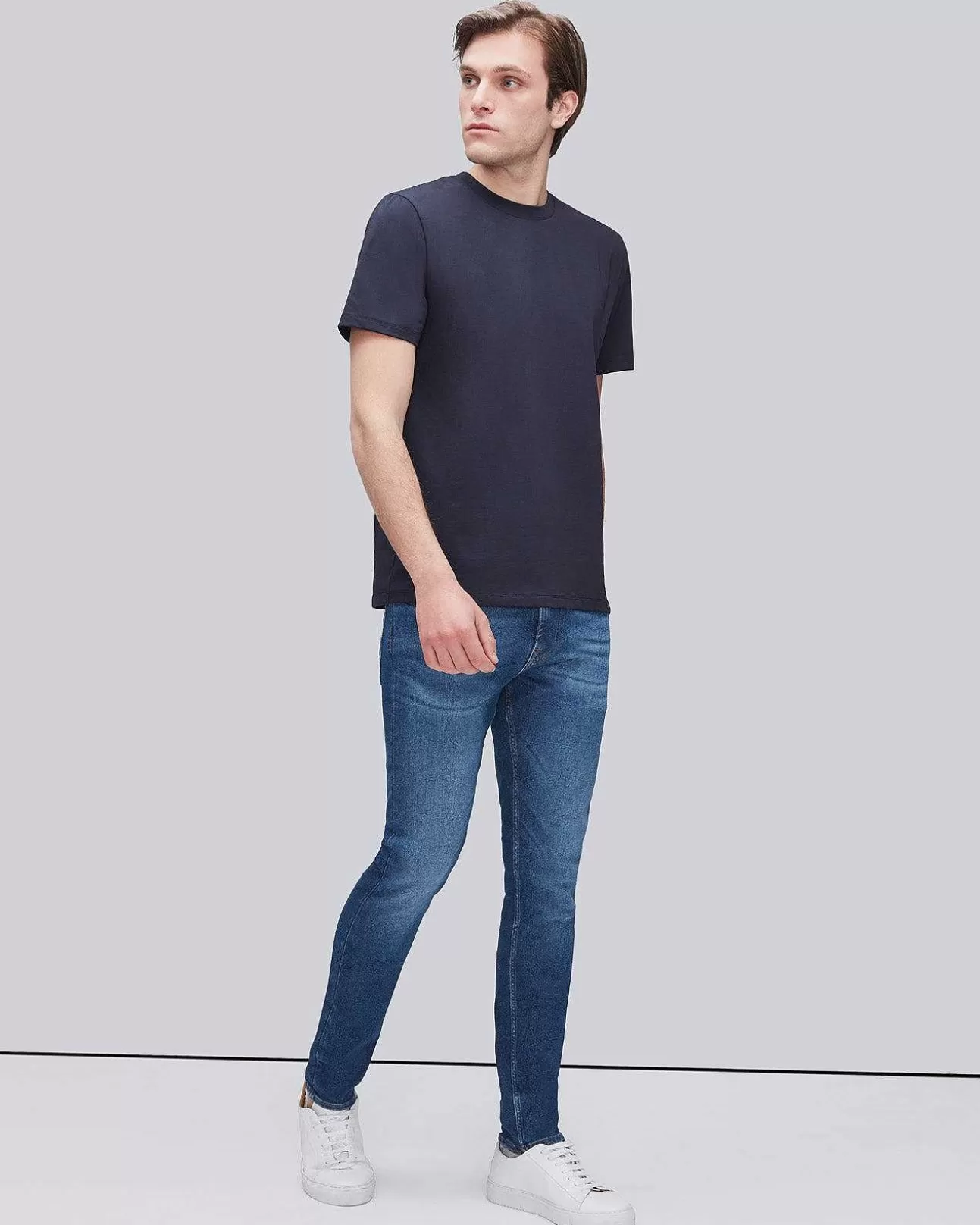 7 For All Mankind Luxurioses Performance-T-Shirt Blau Online