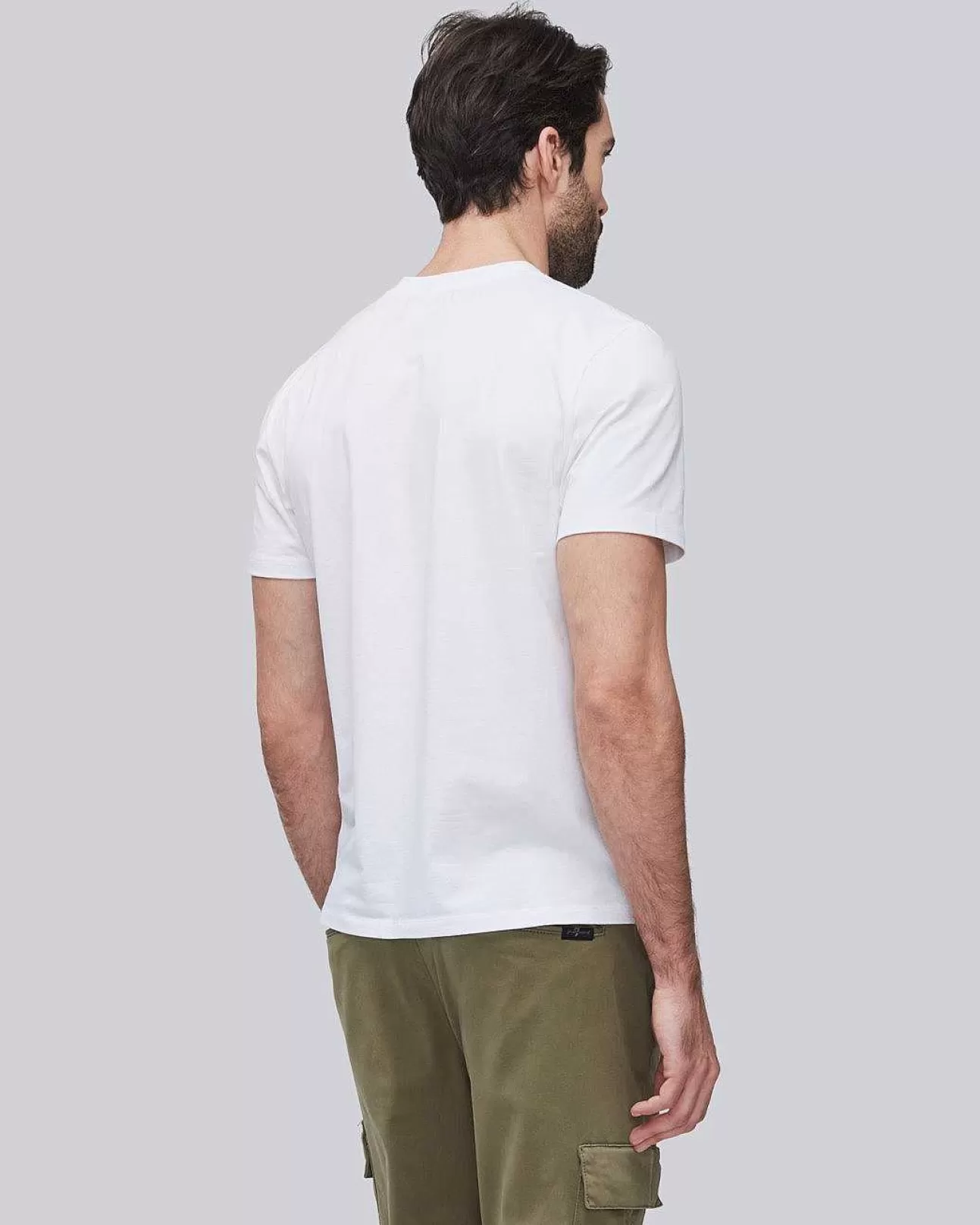 7 For All Mankind Luxurioses Performance-T-Shirt Weis Online