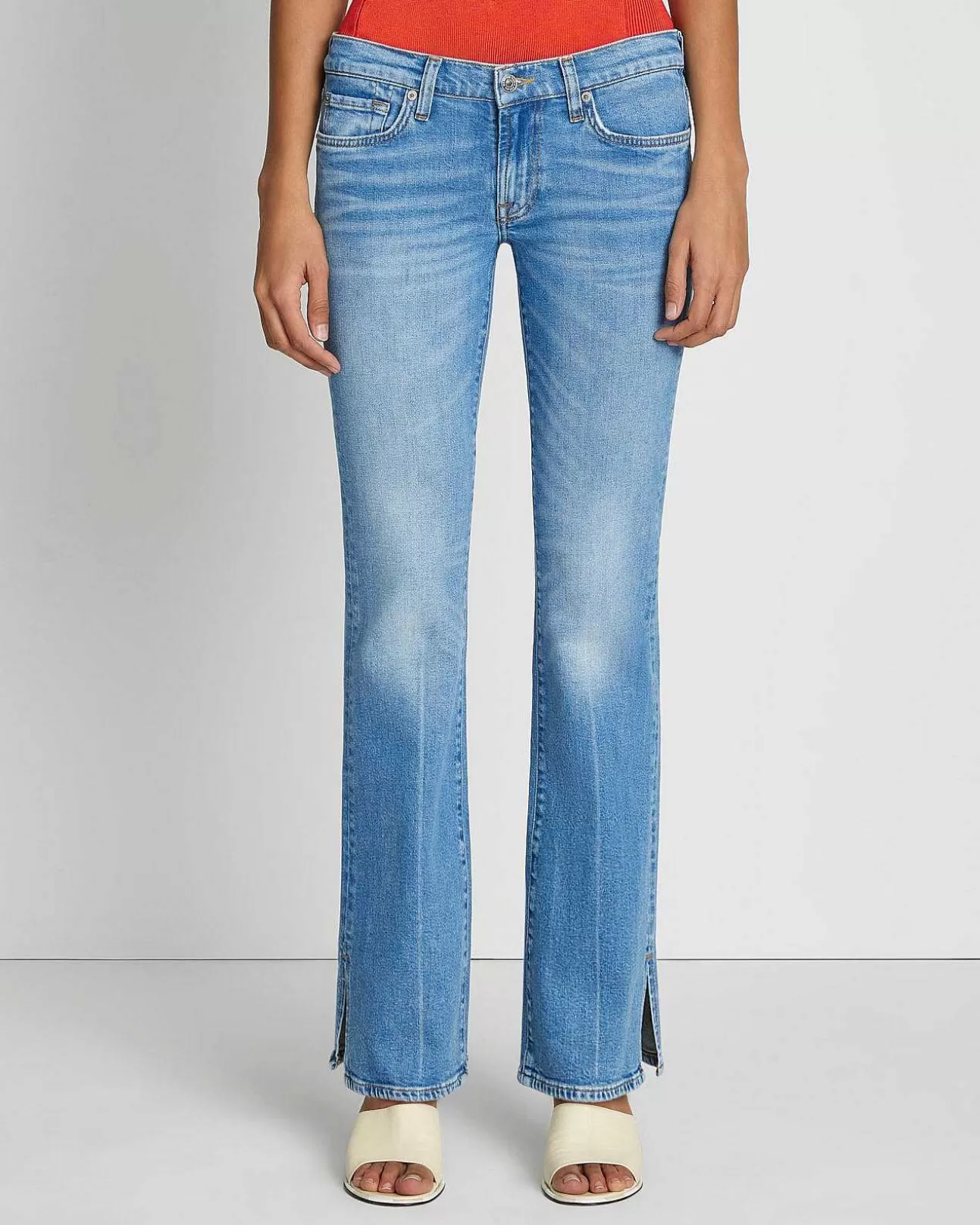 7 For All Mankind Original Bootcut In Kammerherr Hot