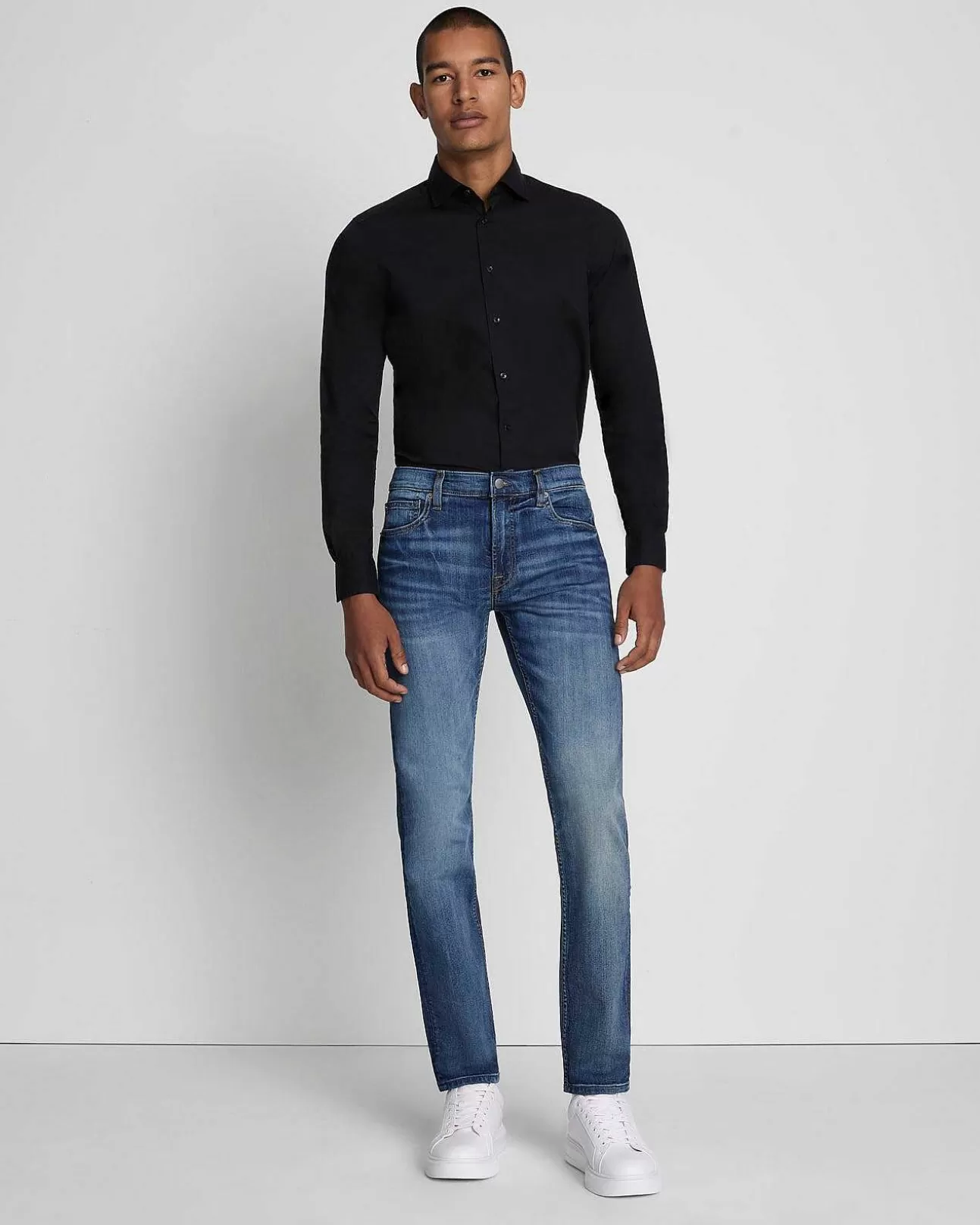 7 For All Mankind Paxtyn Clean Pocket In Coachella Online