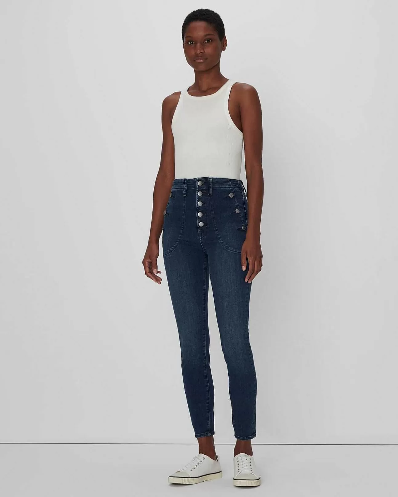 7 For All Mankind Portia In Joan Blue Outlet