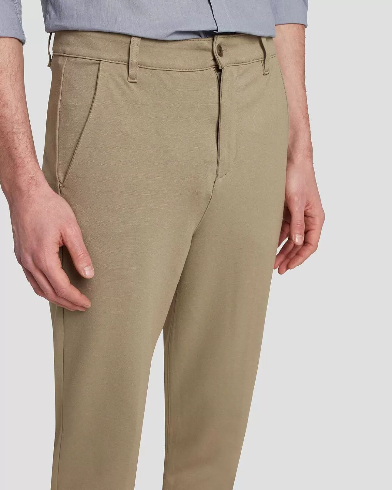 7 For All Mankind Reise-Chino In Taupe Clearance