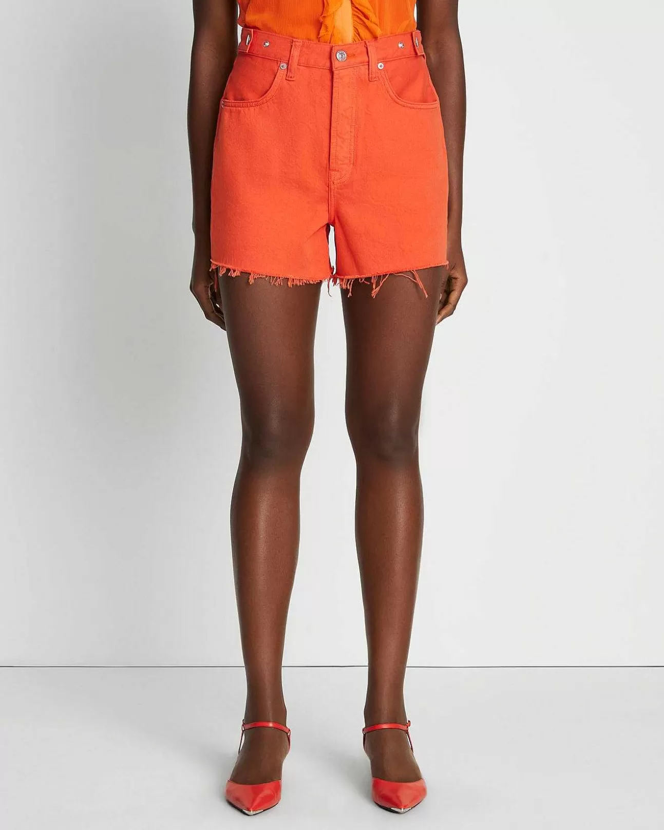 7 For All Mankind Ruby Easy Short In Koi New