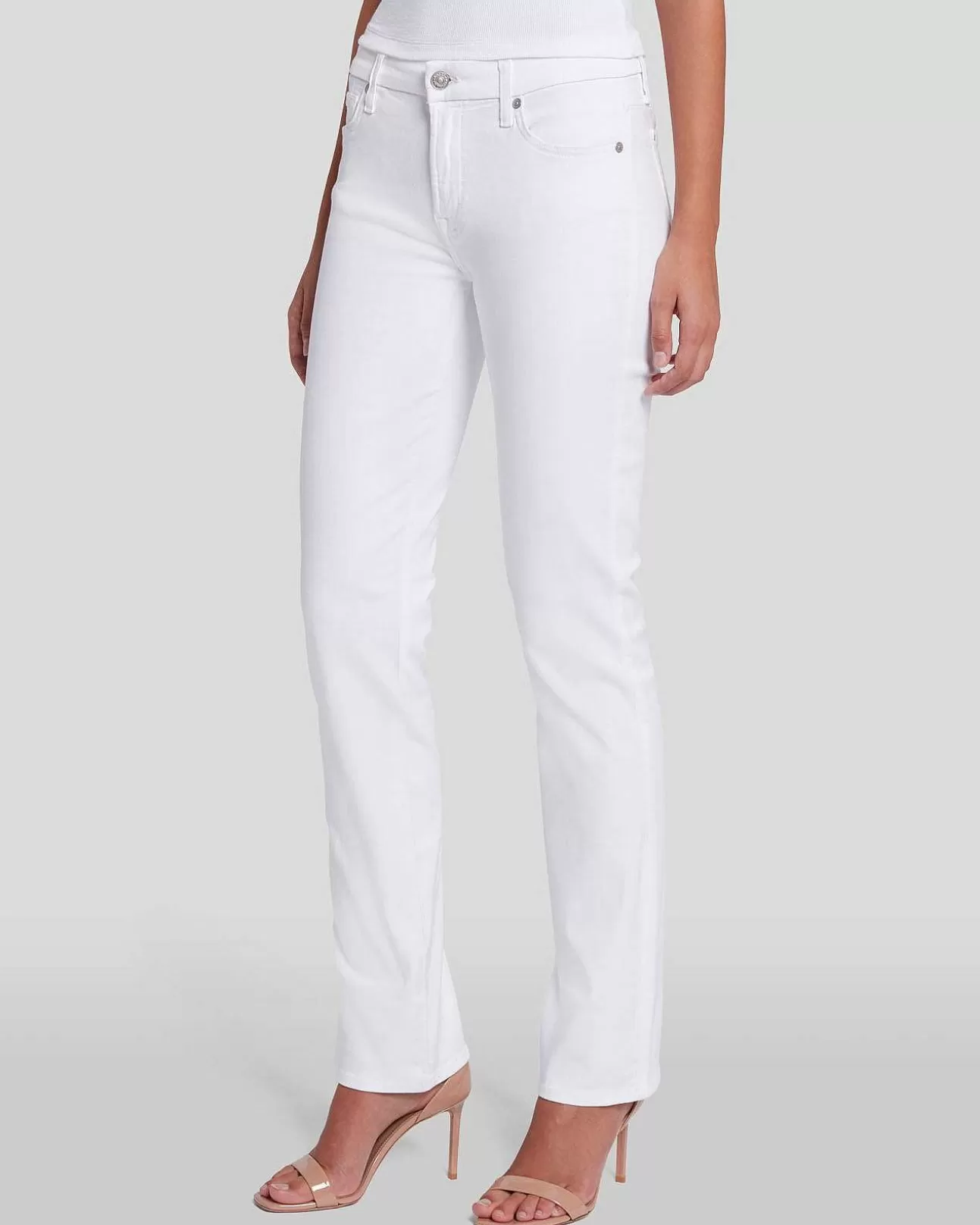 7 For All Mankind Slim Illusion Kimmie Straight In Luxurioses Weis Clearance