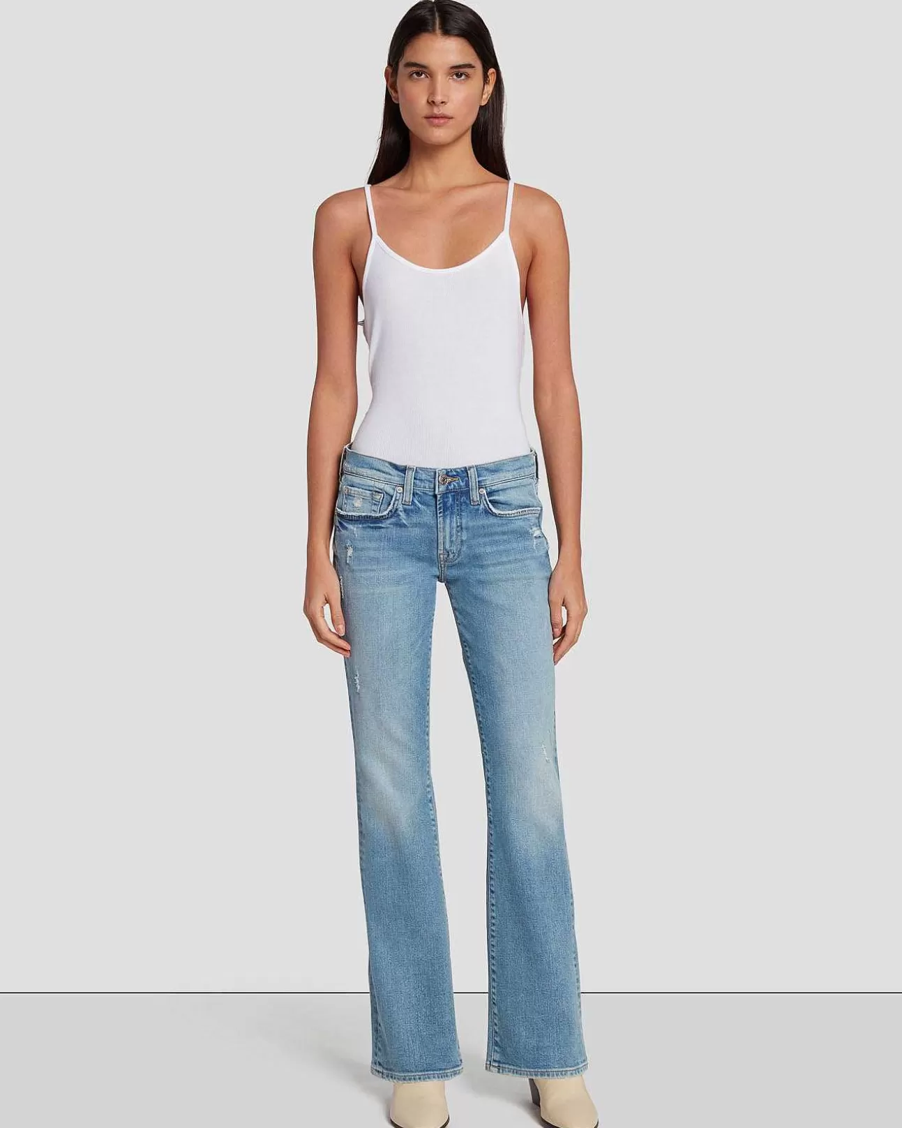 7 For All Mankind Tailorless Original Bootcut In Sommerfeige Best Sale