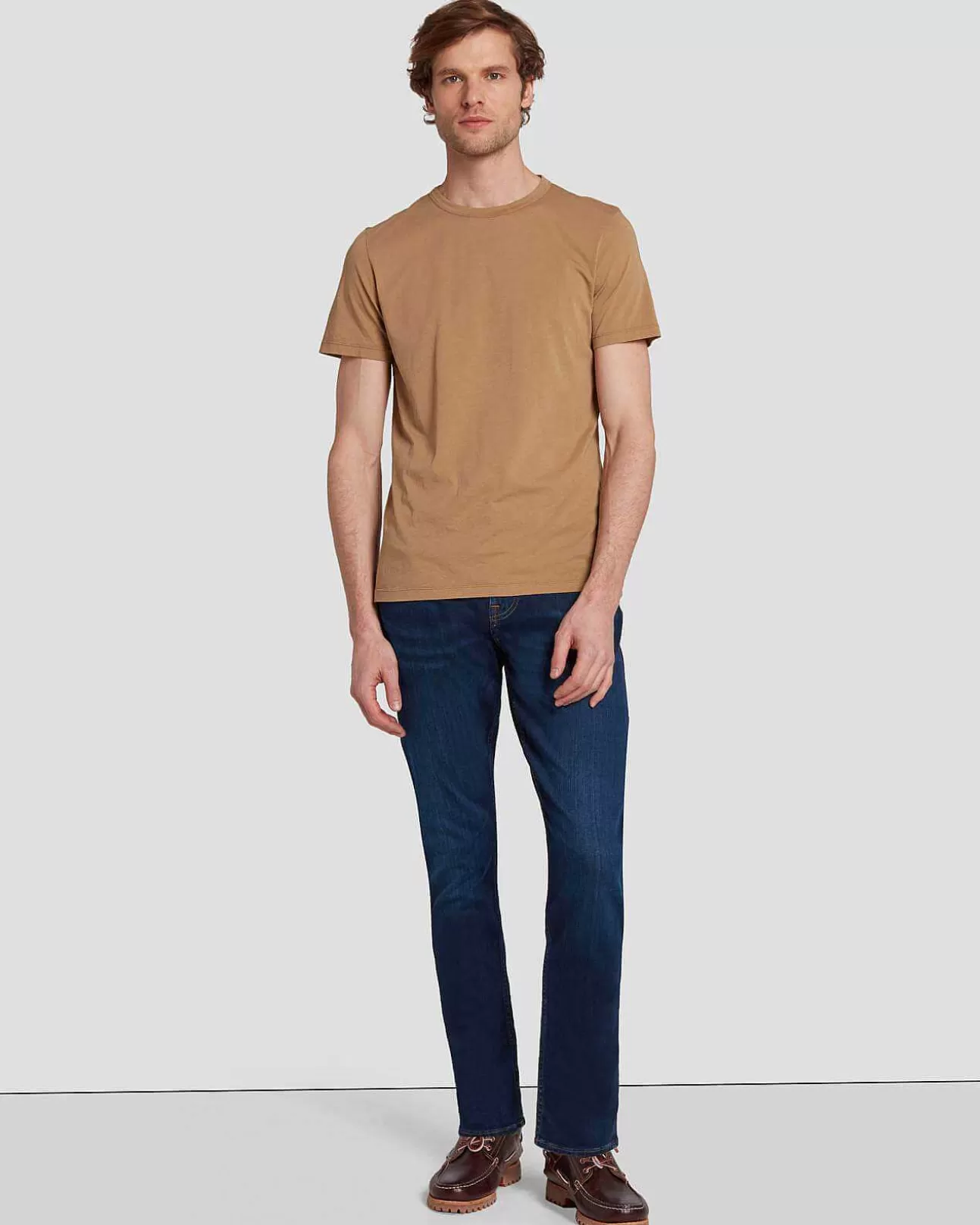 7 For All Mankind T-Shirt Aus Federleichter Baumwolle Flussbett Hot