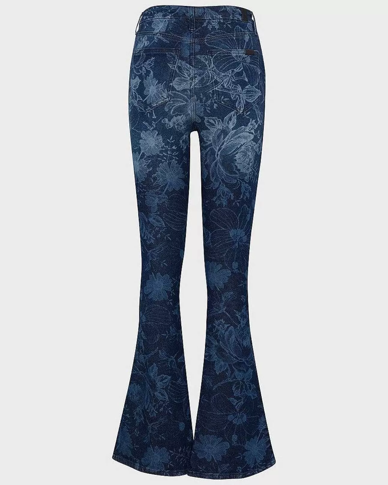 7 For All Mankind Ultra High Rise Skinny Bootcut In Marchenhaftes Blumen-Indigo Cheap