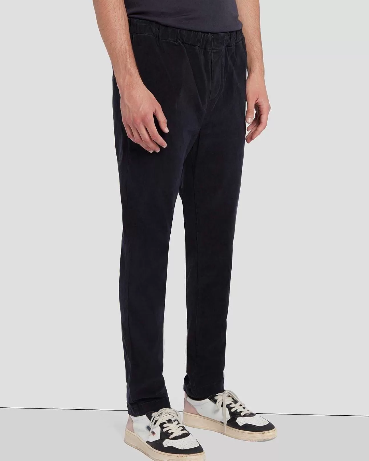 7 For All Mankind Warme Jogginghose Aus Twill Marine Outlet